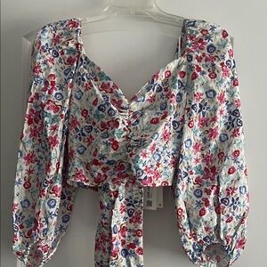 Zara new Floral Women's Top